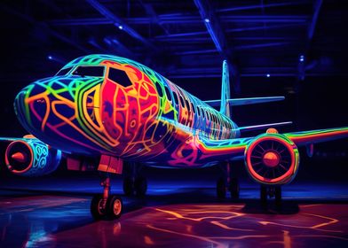 plane neon