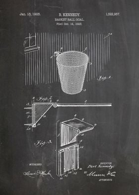 Basketball goal patent