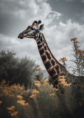 Gentle giraffe