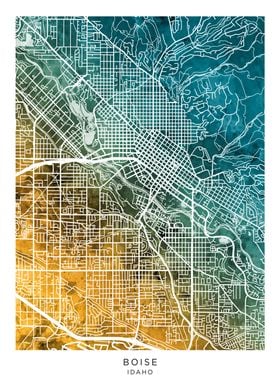 Boise Idaho Map