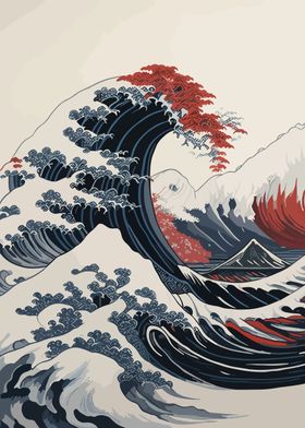 Kanagawa Wave Painting