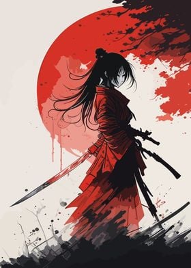 Japanese Samurai Girl