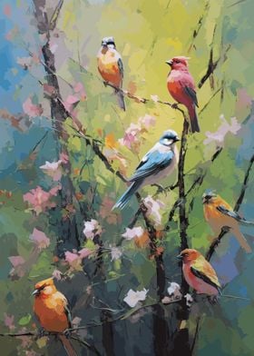 Birds Painting