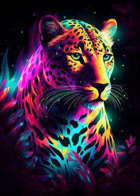 Neon Leopard