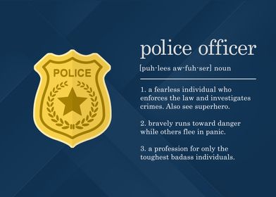 Funny Police Definition