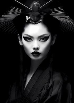 Gorgeous Geisha Portrait