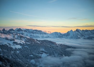 The Alps at Sunrise