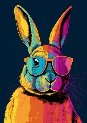 Rabbit With Sunglasses