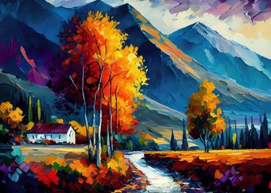 Palette Knife Mountains 31