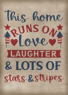 Home Laughter Stars Stripe