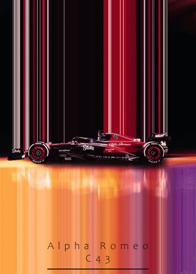 Alpha Romeo c43 f1 car