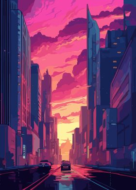 Sci Fi Cityscape Cyberpunk