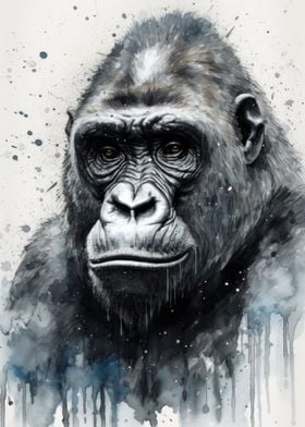 Gorilla Beauty Black Ink