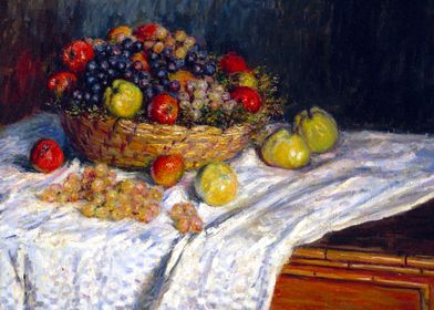 Apples and Grapes by Monet