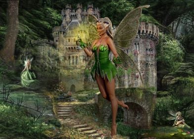 Elven Fairy and Forest