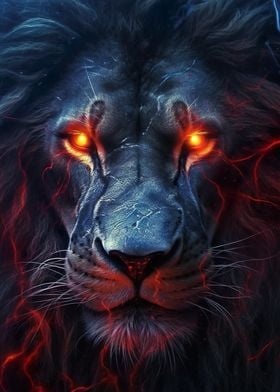 Red eyed Lion