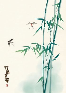 Ukiyo e Bamboo