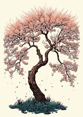 Cherry blossom tree