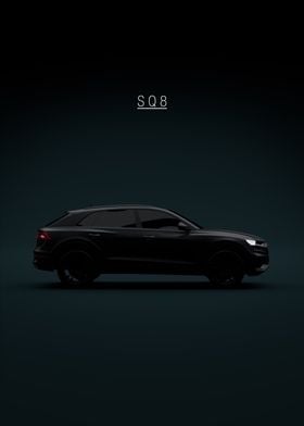 Audi SQ8 2021 full black
