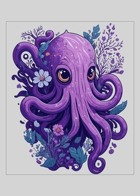 Floral Octopus