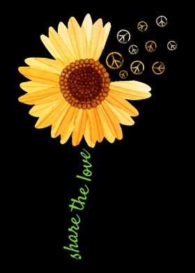 Hippie Sunflower