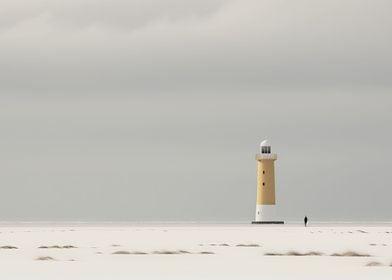 Beach And Lighthouse