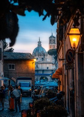 Rome Italy street view