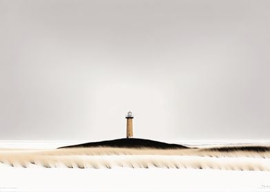 Beach And Lighthouse