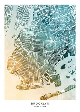 Brooklyn New York Map