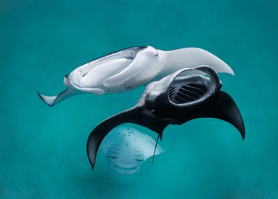 Playful Mantas