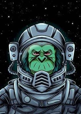 Astronaut Ape Alien