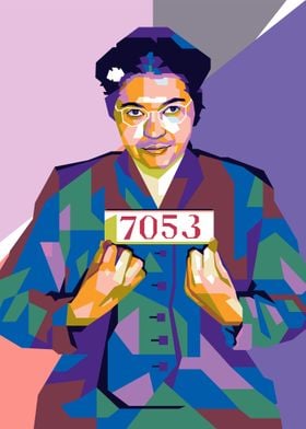 Rosa Parks Pop Art