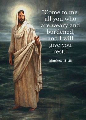 Bible Verses Matthew 11 28