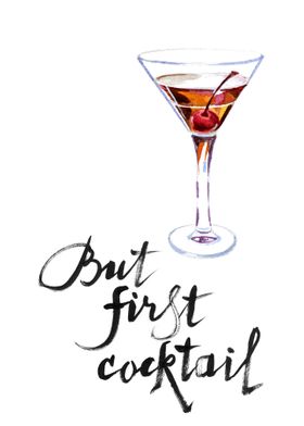 But first cocktail