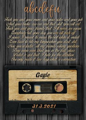 concrete jungle lyrics' Poster, picture, metal print, paint by Charlie Song  Lyrics