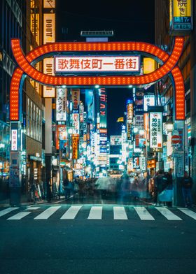 Shinjuku Tokyo at Night