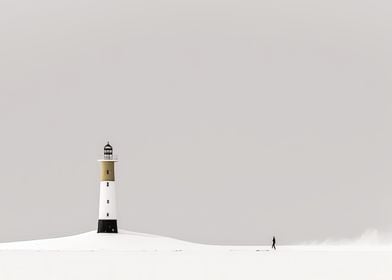 Beach And Lighthouse