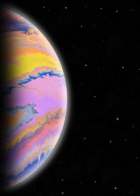 Pin Striped Planet