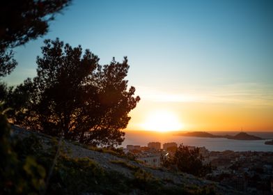 Marseille at Sunset