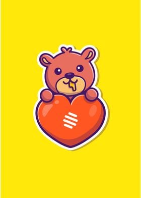 Honey Bear Cartoon