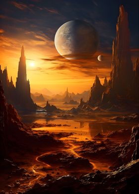 Mountains in Planets 