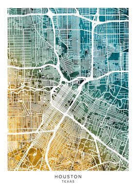 Houston Texas Map