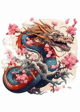 Japanese dragon cherry