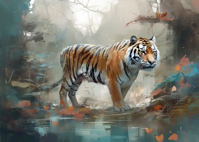 Tigers Domain Digital Art