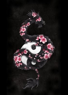 Yin Yang Sakura Dragon