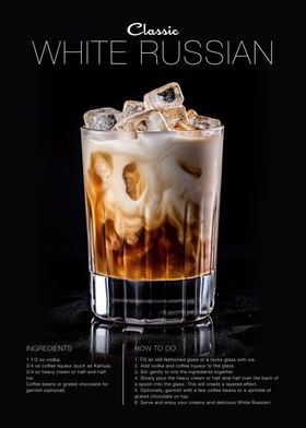 White Russian Cocktail