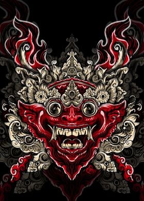 barongan traditional mask