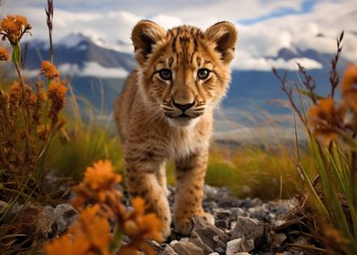 a young lion