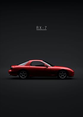 1997 Mazda RX7  Red