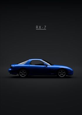 1997 Mazda RX7  Blue